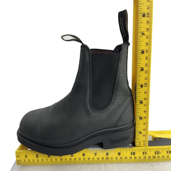 Blundstone Charcoal Gray Leather Chelsea Australian Boots Men's 5.5 Women's 7.5 - Picture 13 of 15